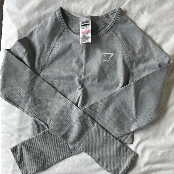 Gymshark Tops - Gymshark Gray Long Sleeve Top